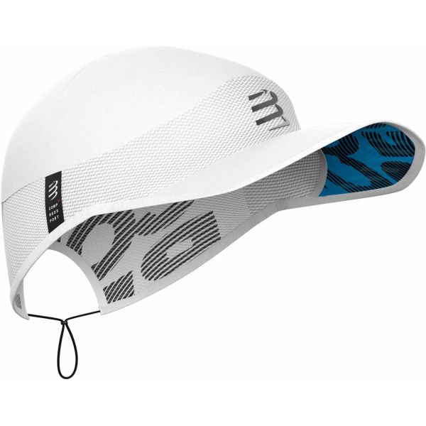 Compressport PRO RACING CAP bílá UNI - Běžecká čepice Compressport