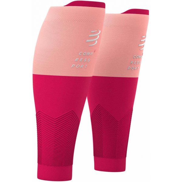 Compressport R2V2 růžová T1 - Kompresní lýtkové návleky Compressport