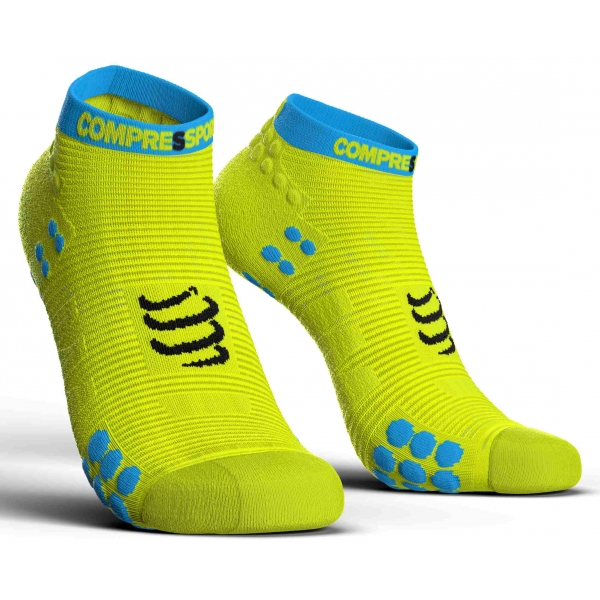 Compressport RACE V3.0 RUN LO žlutá T3 - Běžecké ponožky Compressport