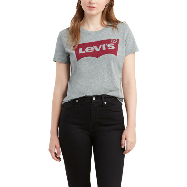 Levi's CORE THE PERFECT TEE šedá S - Dámské tričko Levi's