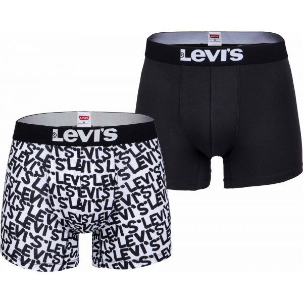 Levi's MEN SCRIBBLE LOGO BOXER BRIEF 2P 2XL - Pánské boxerky Levi's