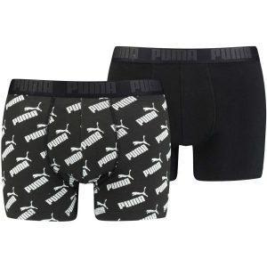 Puma MEN AOP BOXER 2P M - Pánské boxerky Puma