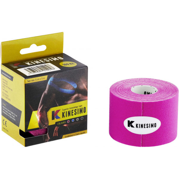 Ares KINESIMO SUPERIOR KINESILOGY TAPE růžová NS - Sportovní tejp Ares