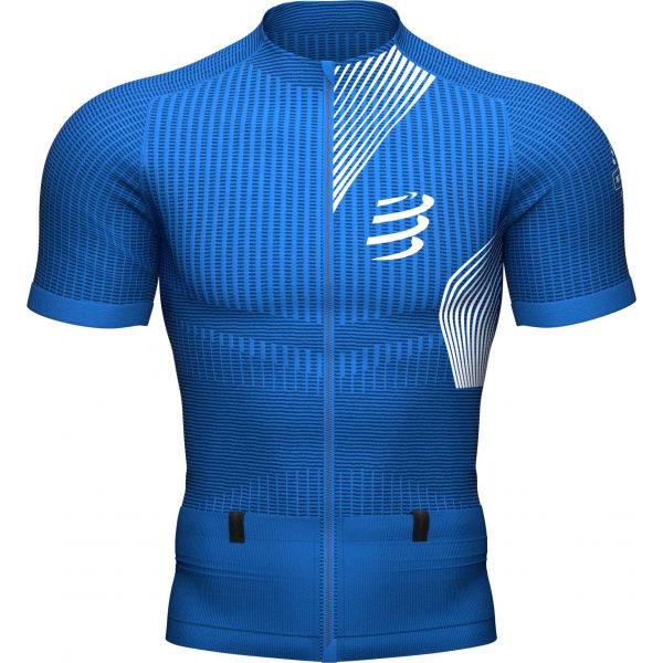 Compressport TRAIL POSTURAL SS TOP M - Pánský běžecký dres Compressport