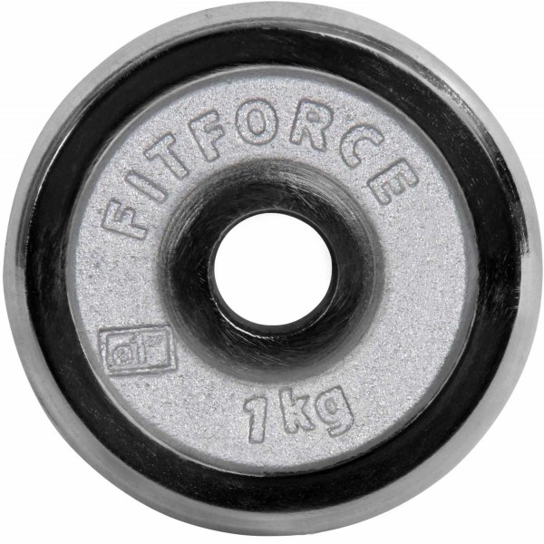 Fitforce PLC 1KG 25MM šedá 0