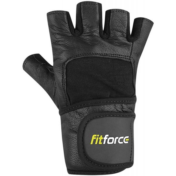 Fitforce FITNESS RUKAVICE černá XL - Rukavice na fitness Fitforce