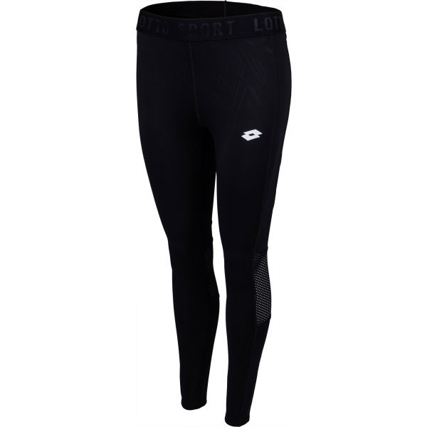 Lotto VABENE W II LEGGING PRT 3 PL černá M - Dámské legíny Lotto