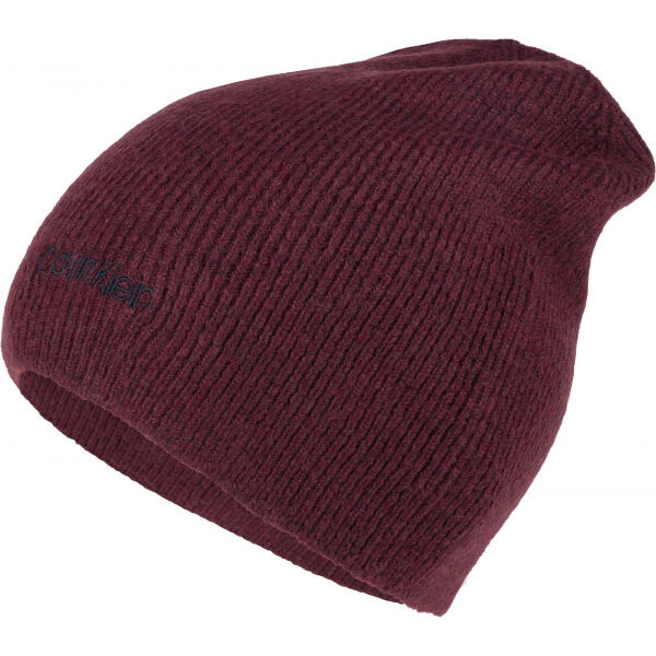 Calvin Klein BASIC WOOL NO FOLD BEANIE UNI - Pánská zimní čepice Calvin Klein