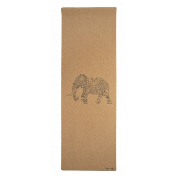 SHARP SHAPE CORK TRAVEL YOGA MAT ELEPHANT - Jogamatka SHARP SHAPE