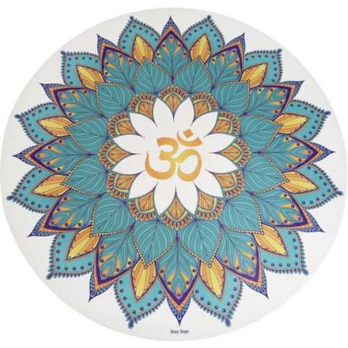 SHARP SHAPE ROUND YOGA MAT MANTRA - Jogamatka SHARP SHAPE