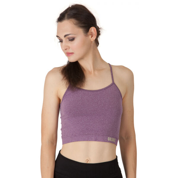 GOLDBEE BECROPLOGO L - Dámský crop top GOLDBEE