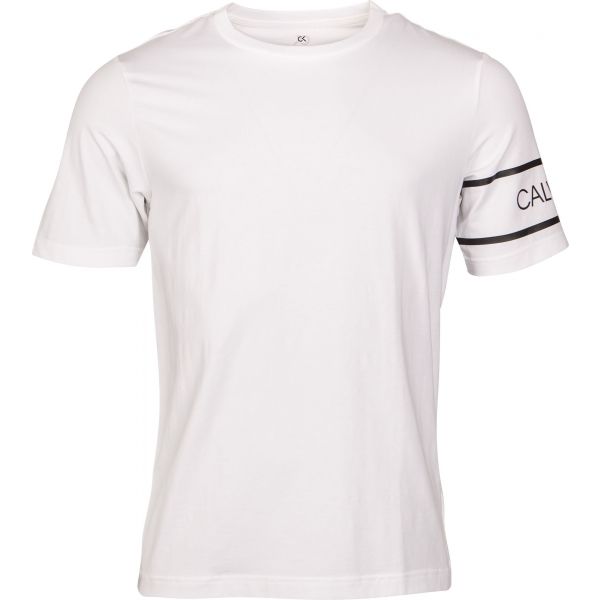 Calvin Klein SHORT SLEEVE TEE bílá XL - Pánské tričko Calvin Klein