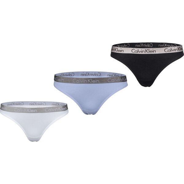 Calvin Klein THONG 3PK S - Dámské kalhotky Calvin Klein