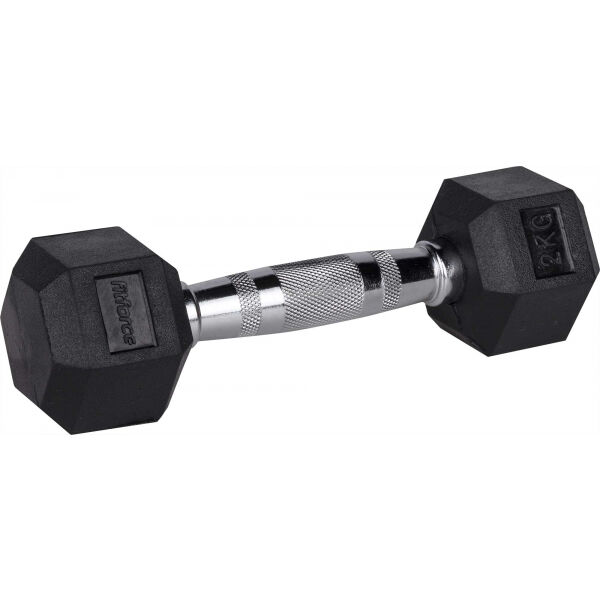 Fitforce FDBB 2KG 2 KG - Jednoruční šestihranná činka Fitforce