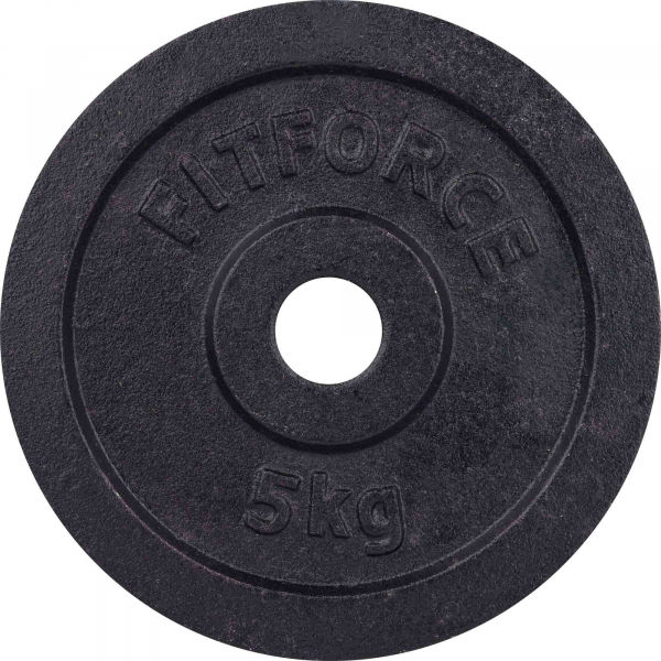 Fitforce PLB 5KG 30MM černá 5 KG - Nakládací kotouč Fitforce