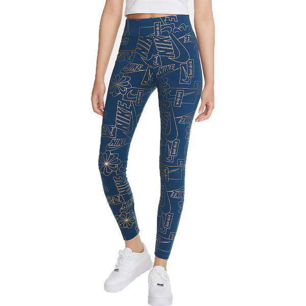 Nike NSW ICN CLSH TIGHT AOP W S - Dámské legíny Nike