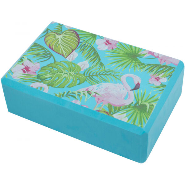 SHARP SHAPE YOGA BLOCK FLAMINGO - Jóga blok SHARP SHAPE