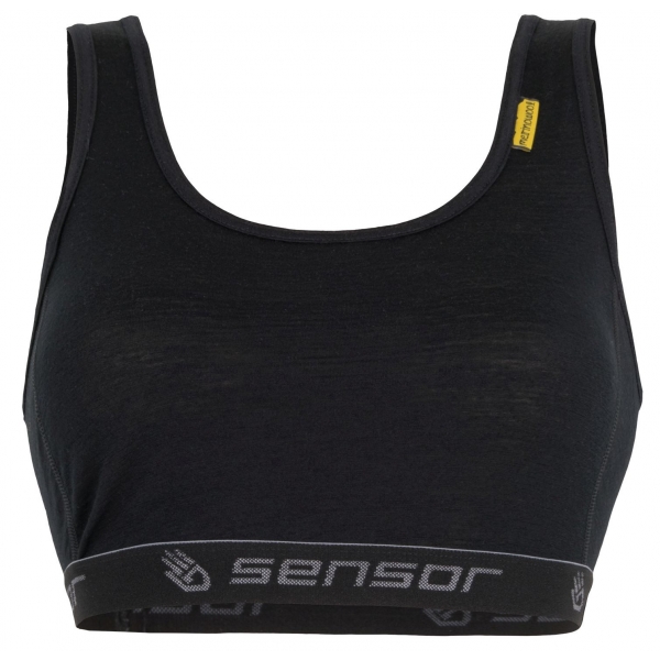 Sensor MERINO ACTIVE černá M - Podprsenka Sensor