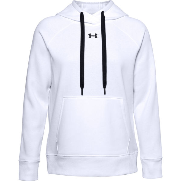 Under Armour RIVAL FLEECE HB HOODIE bílá XL - Dámská mikina Under Armour