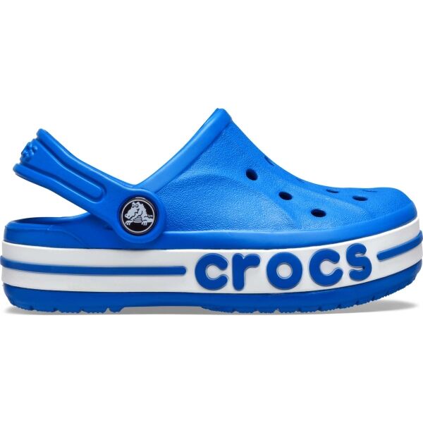 Crocs BAYABAND CLOG K Modrá C10 - Dětské pantofle Crocs