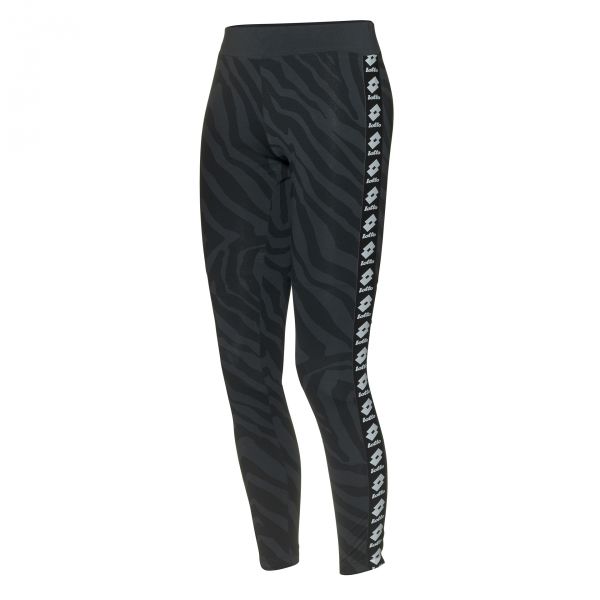 Lotto ATHLETICA III LEGGING PRINT JS STC tmavě šedá XS - Dámské legíny Lotto