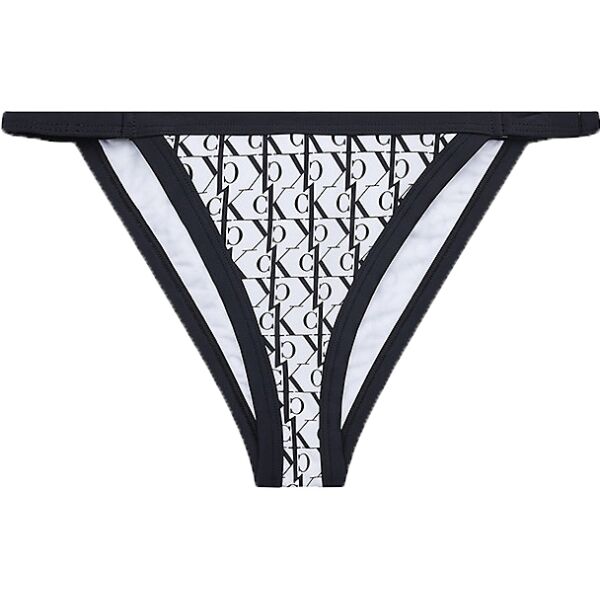 Calvin Klein CK1 MONOGRAM-S-STRING CHEEKY BIKINI Dámský spodní díl plavek