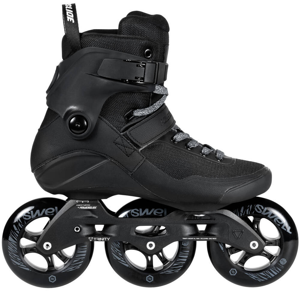 Powerslide Kolečkové brusle Powerslide Swell Triple Black Syncro 110 Trinity