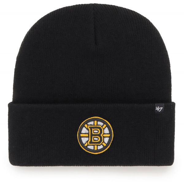 47 NHL BOSTON BRUINS HAYMAKER '47 CUFF KNIT BLK Zimní čepice