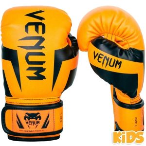 Venum ELITE BOXING GLOVES KIDS - EXCLUSIVE FLUO Dětské boxerské rukavice