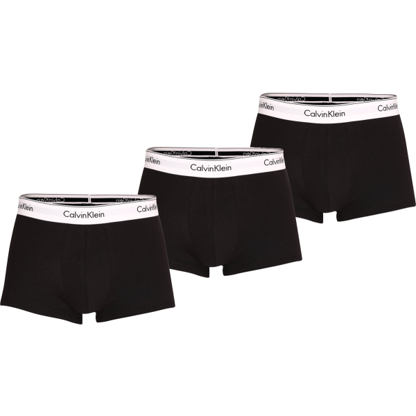 Calvin Klein MODERN CTN STRETCH-TRUNK 3PK Pánské boxerky