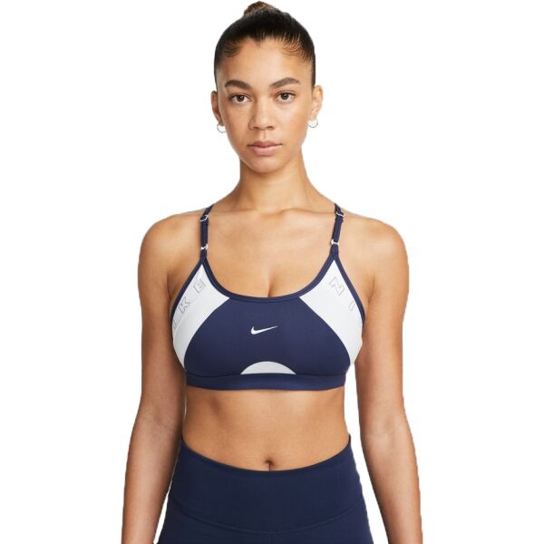 Nike NK DF INDY LOGO BRA 6MO Dámská sportovní podprsenka