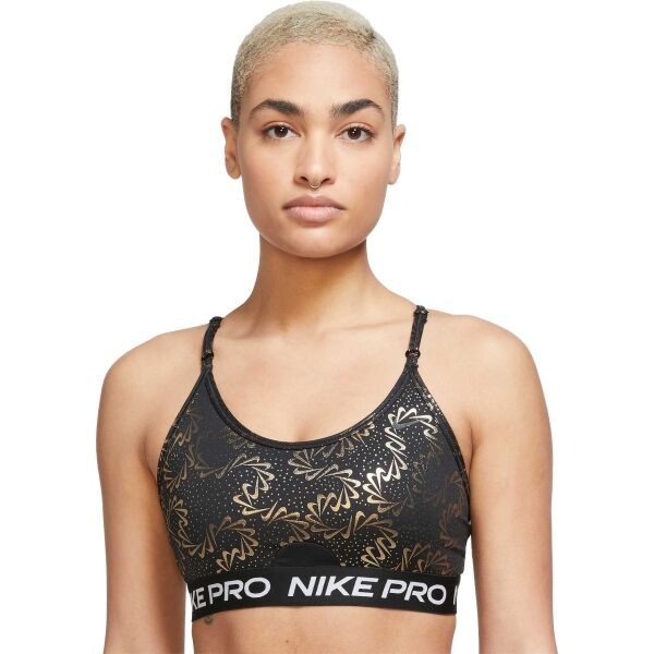 Nike NP DF INDYST RPY SPARKLE BRA Dámská sportovní podprsenka