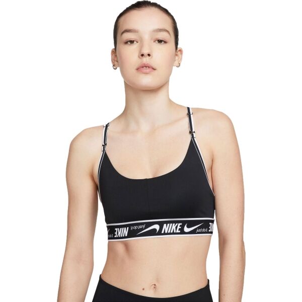 Nike W NK DR INDY LOGO BRA Dámská sportovní podprsenka