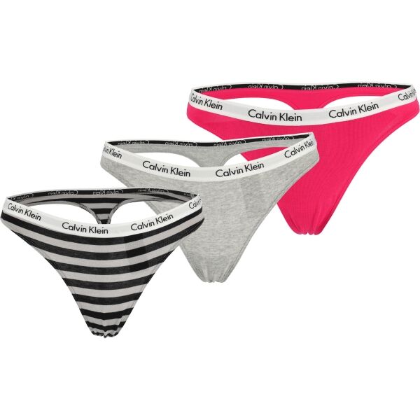 Calvin Klein 3PK THONG Dámské kalhotky