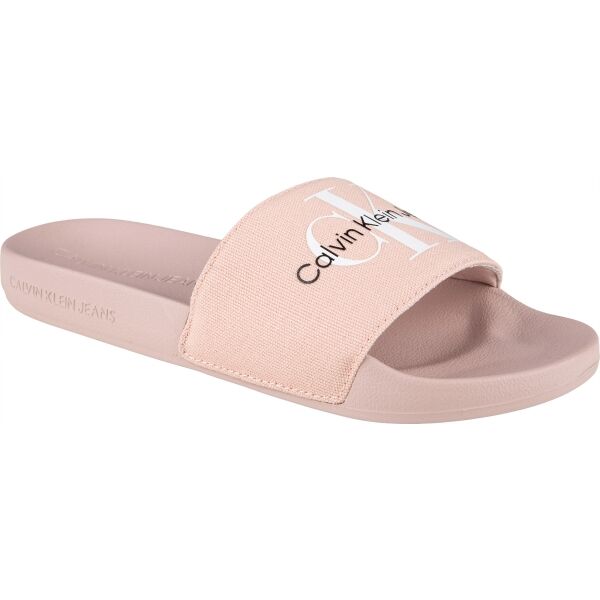 Calvin Klein SLIDE MONOGRAM CO Dámské pantofle