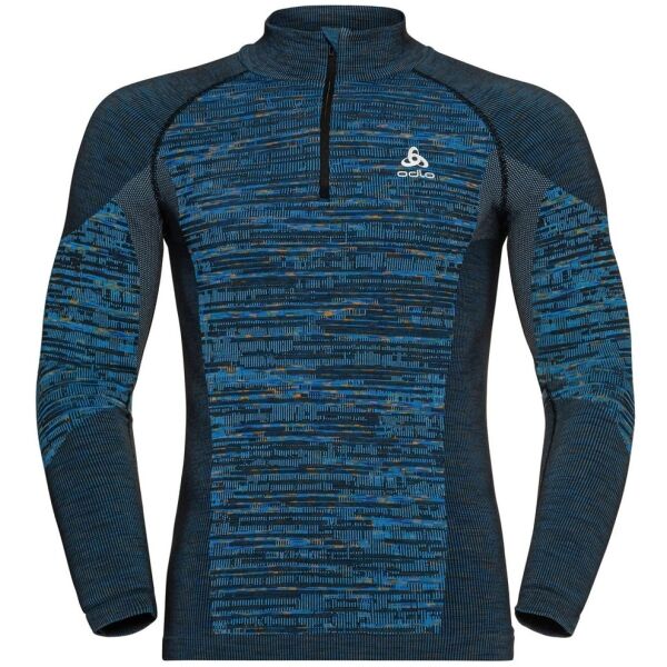 Odlo BL TOP HALF ZIP BLACKCOMB ECO Pánské funkční triko