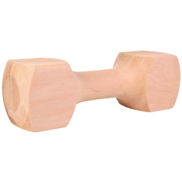 TRIXIE WOODEN DUMBBELL 650G Aportovací dřevěná činka