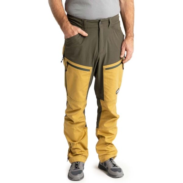 ADVENTER & FISHING FUNCTIONAL OUTDOOR PANTS SAND & KHAKI Pánské impregnované kalhoty