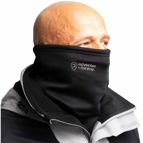 ADVENTER & FISHING THERMO NECK GAITER BLACK Unisex funkční zateplený nákrčník