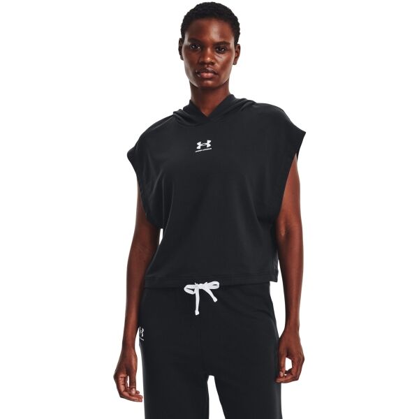 Under Armour UA RIVAL TERRY SS HOODIE Dámská fitness mikina