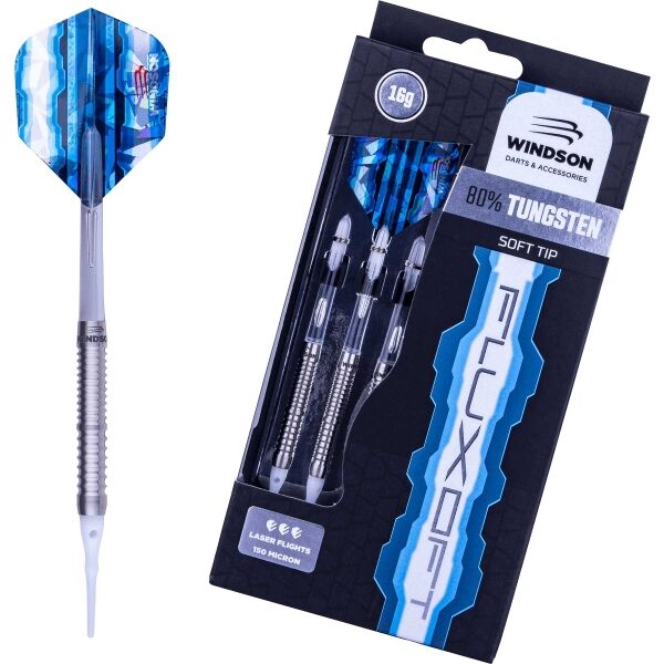 Windson FLUXOFT 16 G TUNGSTEN SET Wolframový set šipek s měkkými hroty