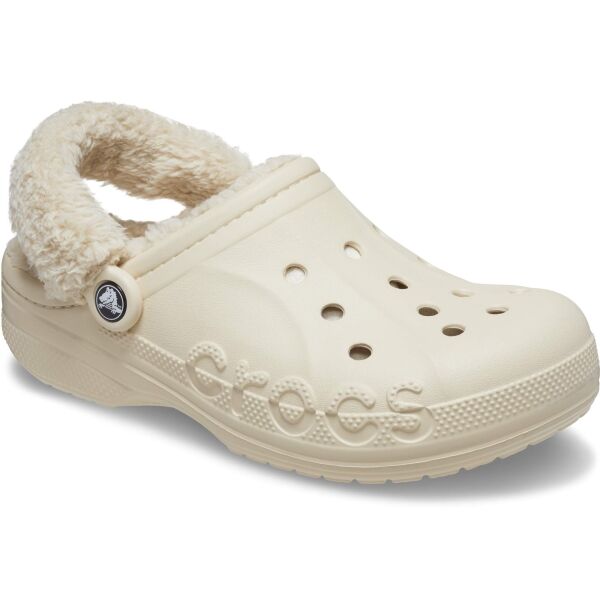 Crocs BAYA LINED FUZZ STRAP CLOG Pánské pantofle