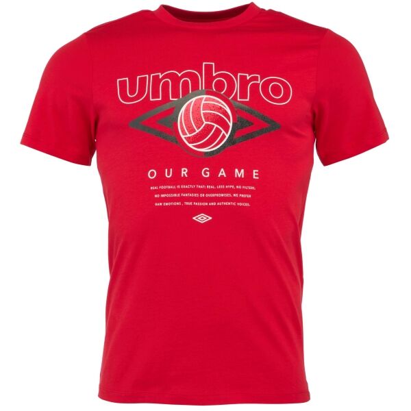 Umbro FW RETRO FOOTVALL GRAPHIC TEE Pánské triko