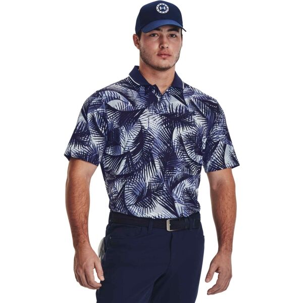 Under Armour ISO-CHILL GRPHC PALM POLO Pánské polotričko na golf