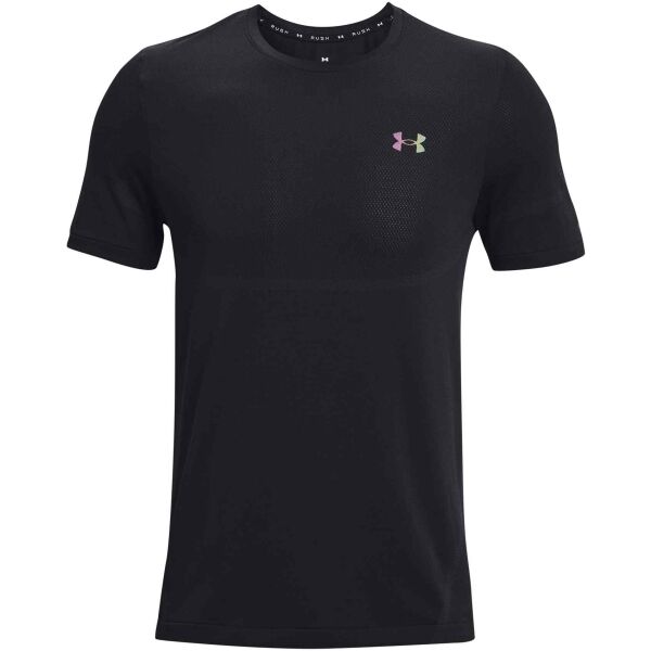 Under Armour RUSH SEAMLESS LEGACY SS Pánské tréninkové tričko s krátkým rukávem