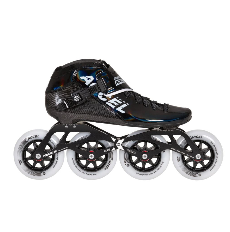 Powerslide Kolečkové brusle Powerslide Accel Race Black 100