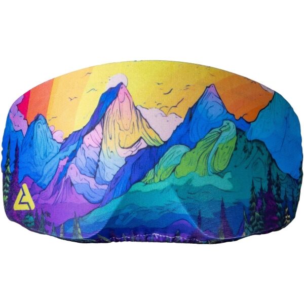 Laceto SKI GOGGLES COVER STYLIZED MOUNTAINS Látkový kryt lyžařských brýlí