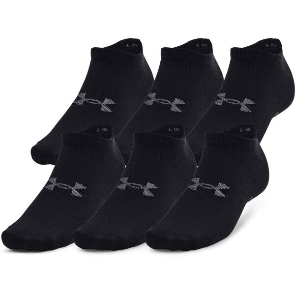 Under Armour ESSENTIAL NO SHOW 6PK Unisex ponožky