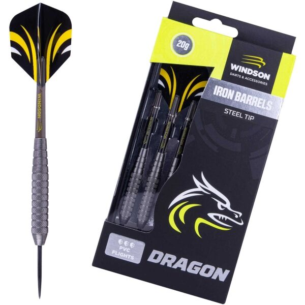 Windson SET DRAGON 20 G IRON STEEL Železný set šipek s kovovými hroty