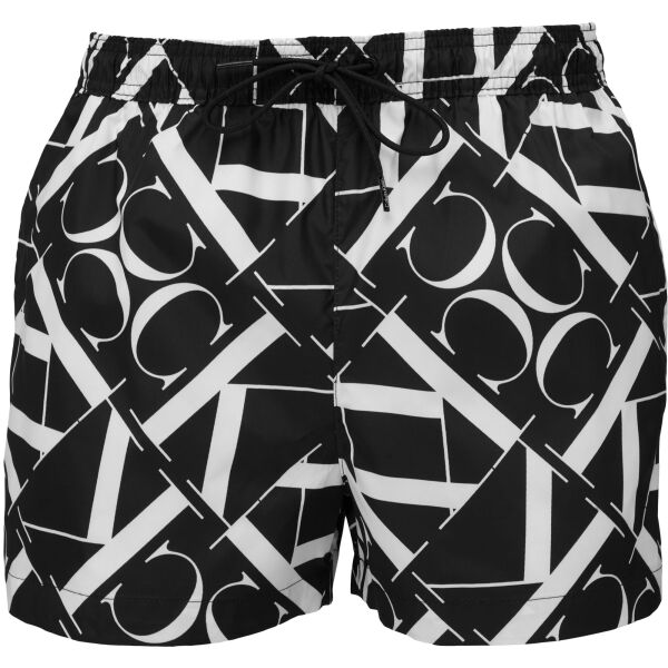 Calvin Klein SHORT DRAWSTRING-PRINT Pánské plavky